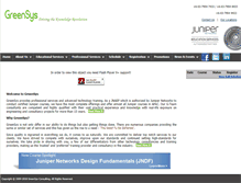 Tablet Screenshot of greensysconsulting.net